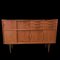 Danish Highboard in Teak with Sliding Doors and Drawers, 1960s 8