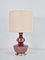 Danish Glass Table Lamp from Holmegaard, 1960s, Image 1