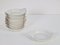 White Porcelain Oven Gratin Bowls from Apilco, France, 1980s, Set of 20 1