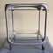 Cube Bar Cart in Brushed Aluminum by Lorenzo Burchiellaro, 1970s 23