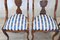 Dining Chairs in Carved Walnut, Early 19th Century, Set of 4, Image 5