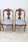 Dining Chairs in Carved Walnut, Early 19th Century, Set of 4, Image 3