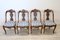 Dining Chairs in Carved Walnut, Early 19th Century, Set of 4 9