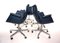 Modell 6727 Bürostühle aus Leder von Fabricius & Kastholm für Kill International, 1960er, 5 . Set 12
