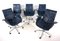 Leather Model 6727 Office Chairs by Fabricius & Kastholm for Kill International, 1960s, Set of 5 3