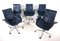 Leather Model 6727 Office Chairs by Fabricius & Kastholm for Kill International, 1960s, Set of 5, Image 3