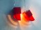 Plastic Wall Lights, Italy, 1970s, Set of 2 2