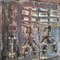 Puerta de granero Dogon africana vintage tallada, años 70, Imagen 16