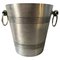 French Art Deco Aluminum Wine Cooler and Ice Buckets from Reneka, 1930s, Set of 3, Image 2