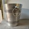 French Art Deco Aluminum Wine Cooler and Ice Buckets from Reneka, 1930s, Set of 3 6