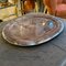 Modernist Acrylic Glass and Silver-Plated Oval Tray by B & B Genova, 1980s 7