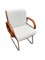 Mid-Century Bauhaus Style Teak and Chrome Office Chair by Gordon Russell 5