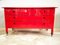 Commode à Tiroirs en Bois Rouge par Carlo De Carli pour Sormani, 1960s 1