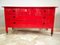 Red Wooden Chest of Drawers by Carlo De Carli for Sormani, 1960s, Image 3