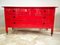 Rote Kommode aus Holz von Carlo De Carli für Luigi Sormani, 1960er 11