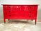 Red Wooden Chest of Drawers by Carlo De Carli for Sormani, 1960s 6