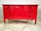 Red Wooden Chest of Drawers by Carlo De Carli for Sormani, 1960s, Image 6