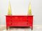 Rote Kommode aus Holz von Carlo De Carli für Luigi Sormani, 1960er 5
