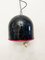 Lámpara colgante Toso de Murano en negro, 1970, Imagen 1