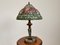 Vintage Stained Glass Lamp, 1980s, Image 6