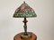 Vintage Stained Glass Lamp, 1980s, Image 7