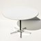 Mesa de comedor o de conferencias en blanco y cromo de Charles & Ray Eames para Herman Miller, años 60, Imagen 1