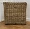 Vintage French Wicker Laundry Basket with Lid, 1920s, Image 7