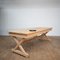 Large Beech Craft Table, 1930 3