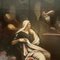 Sacrificio a la escena mitológica de Minerva, década de 1600, óleo sobre lienzo, enmarcado, Imagen 5