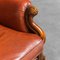Leather and Wood Armchairs, 1950s, Set of 2, Image 9