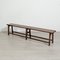 Antique Italian Bench in Larch Wood, 1920s, Image 1