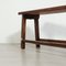 Antique Italian Bench in Larch Wood, 1920s, Image 17