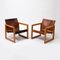 Safari Leather Chairs by J.G. Steenkamer, 1970s, Set of 2 3