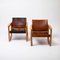 Safari Leather Chairs by J.G. Steenkamer, 1970s, Set of 2 9