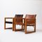 Safari Leather Chairs by J.G. Steenkamer, 1970s, Set of 2 4