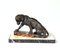 Art Deco Tiger, 1930, Patinated Bronze on Marble and Onyx 1