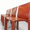 Leather Model Cab Chairs by Mario Bellini for Cassina, 1970s, Set of 4 22