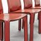 Leather Model Cab Chairs by Mario Bellini for Cassina, 1970s, Set of 4 26