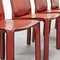 Leather Model Cab Chairs by Mario Bellini for Cassina, 1970s, Set of 4, Image 26