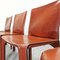 Leather Model Cab Chairs by Mario Bellini for Cassina, 1970s, Set of 4, Image 19