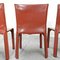 Leather Model Cab Chairs by Mario Bellini for Cassina, 1970s, Set of 4 11