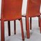 Leather Model Cab Chairs by Mario Bellini for Cassina, 1970s, Set of 4, Image 27