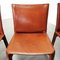 Leather Model Cab Chairs by Mario Bellini for Cassina, 1970s, Set of 4 8
