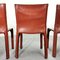 Leather Model Cab Chairs by Mario Bellini for Cassina, 1970s, Set of 4 12