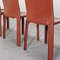Leather Model Cab Chairs by Mario Bellini for Cassina, 1970s, Set of 4 25