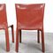 Leather Model Cab Chairs by Mario Bellini for Cassina, 1970s, Set of 4 13