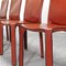 Leather Model Cab Chairs by Mario Bellini for Cassina, 1970s, Set of 4 24