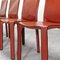 Leather Model Cab Chairs by Mario Bellini for Cassina, 1970s, Set of 4, Image 24