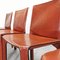 Leather Model Cab Chairs by Mario Bellini for Cassina, 1970s, Set of 4 20