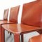 Leather Model Cab Chairs by Mario Bellini for Cassina, 1970s, Set of 4, Image 20